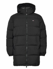 Tjm Essential Down Parka Ext Parka Takki Black Tommy Jeans