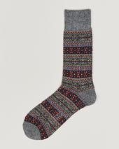 Polo Ralph Lauren Fair Isle Sock Medium Grey Heather