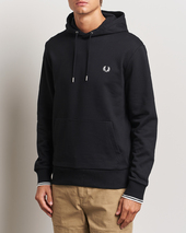 Fred Perry Tipped Hoodie Black