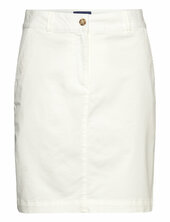 Chino Skirt Lyhyt Hame White Gant