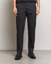 Nn07 Theo Brushed Cotton Trousers Black Multi