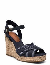 Tommy Hilfiger Espad High Wedge Korolliset Sandaalit Espadrillot Navy Tommy Hilfiger
