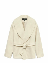 Vmanne Bergen Jacket Ga Noos Villakangastakki Beige Vero Moda