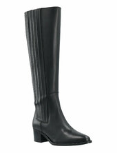 Biacarol Chelsea Knee High Boot Smooth Leather Korkeavartiset Saapikkaat Black Bianco