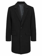 Jjhays Wool Blend Coat Villakangastakki Pitkä Takki Black Jack & J S