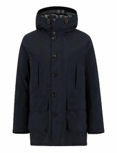 Barbour Winter Beaufort Waterproof Parka Parka Takki Navy Barbour