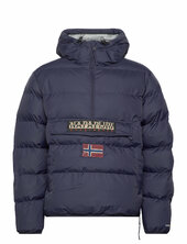 Rainforest Puffer Anorak Vuorillinen Takki Topattu Takki Navy Napapijri