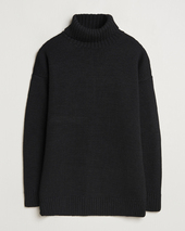 Gloverall Submariner Chunky Wool Rollneck Black