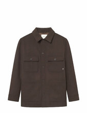 Wwivan Shirt Jacket 25190 Ohut Takki Brown Wood Wood