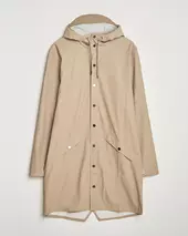 Rains Long Jacket Beige