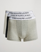 Polo Ralph Lauren 3-pack Trunk Andover Heather/black/white