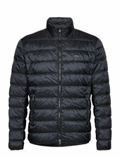 Light Down Jacket Vuorillinen Takki Topattu Takki Black Gant