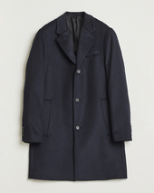 Tiger Of Sweden Finnan Wool/cashmere Coat Light Ink