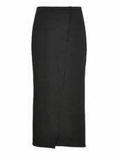 Slbea Skirt Polvipituinen Hame Black Soaked In Luxury