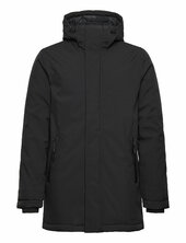 Climate Shell Jacket - Grs/vegan Parka Takki Black Knowledge Cotton Apparel