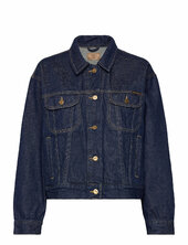Berit Denim Jacket Classic Blue Farkkutakki Denimtakki Blue Nudie Jeans
