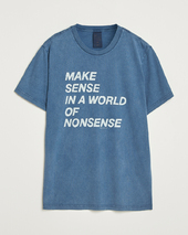 Nudie Jeans Roy Make Sense T-shirt Blue