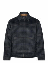 Wool-blend Zip Jacket Villakangastakki Multi/patterned Abercrombie & Fitch