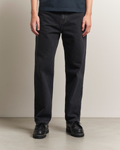 Carhartt Wip Aaron Pant Smith Denim Black Stone Wash