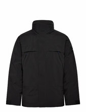 Tech Padded Jkt Vuorillinen Takki Topattu Takki Black Tommy Hilfiger