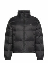 Essential Midweight Puffer Jacke Vuorillinen Takki Topattu Takki Black Calvin Klein Jeans