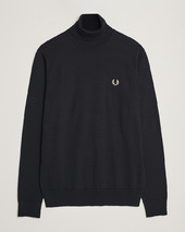 Fred Perry Classic Rollnock Jumper Black
