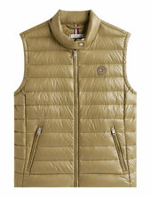 Ul Down Reg Mock Nk Vest Takki Khaki Green Tommy Hilfiger