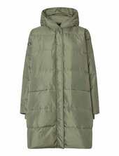 Mathilde Topattu Pitkä Takki Khaki Green Masai