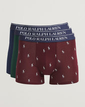 Polo Ralph Lauren 3-pack Trunk Navy/green/harvard Wine