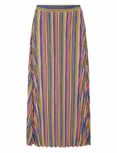 Onlalma Life Poly Plisse Skirt Aop Polvipituinen Hame Multi/patterned Only