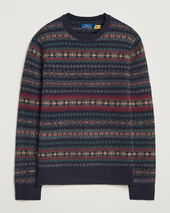 Polo Ralph Lauren Fairisle Wool Sweater Navy Combo