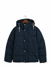 Heavy Down Jacket Vuorillinen Takki Topattu Takki Navy Gant