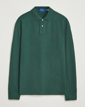 Polo Ralph Lauren Custom Slim Fit Long Sleeve Polo Scotch Pine Heather