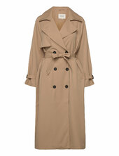 Onlchloe Trenchcoat Double B. Cc Otw Trenssi Takki Brown Only