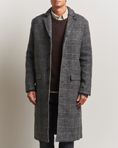 Samsøe Samsøe Tesfa Checked Coat Grey