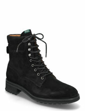 Suede-bryson Fd Bt-bo-tal Nyörisaappaat Black Polo Ralph Lauren
