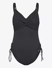 Ottawa Uw Twist Front Swimsuit With Adjustable Leg Uimapuku Uima-asut Black Fantasie