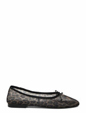 Animal-print Mesh Ballerina Flats Ballerinat Multi/patterned Mango