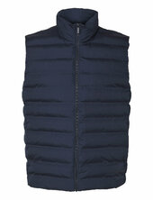 Slhbarry Quilted Gilet Noos Liivi Navy Selected