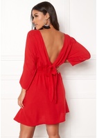 Bubbleroom Faviola Reversible Dress Red 38