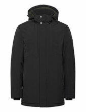 Functional Parka Jacket Vuorillinen Takki Topattu Takki Black Lindbergh