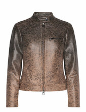 Tucson Nahkatakki Brown Desigual