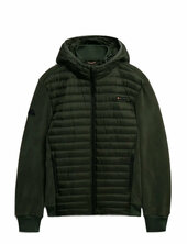 Hood Storm Fleece Hybrid Jkt Vuorillinen Takki Topattu Takki Khaki Green Superdry Sport