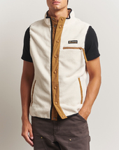 Columbia Helvetia Half Snap Fleece Vest Chalk