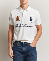 Polo Ralph Lauren Custom Slim Fit Big Pony Polo White