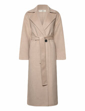Yillaiw Long Coat Villakangastakki Pitkä Takki Beige Inwear