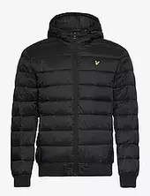 Wadded Jacket Vuorillinen Takki Topattu Takki Black Lyle & Scott