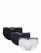 Men's Knit 3pack Brief Y-sepalus Briefs Alushousut White Emporio Armani