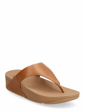 Lulu Leather Toepost Matalapohjaiset Sandaalit Brown Fitflop