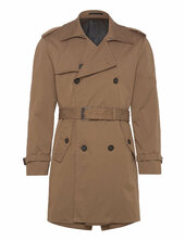 Water-repellent Trench Coat With Belt Trenssi Takki Brown Mango
